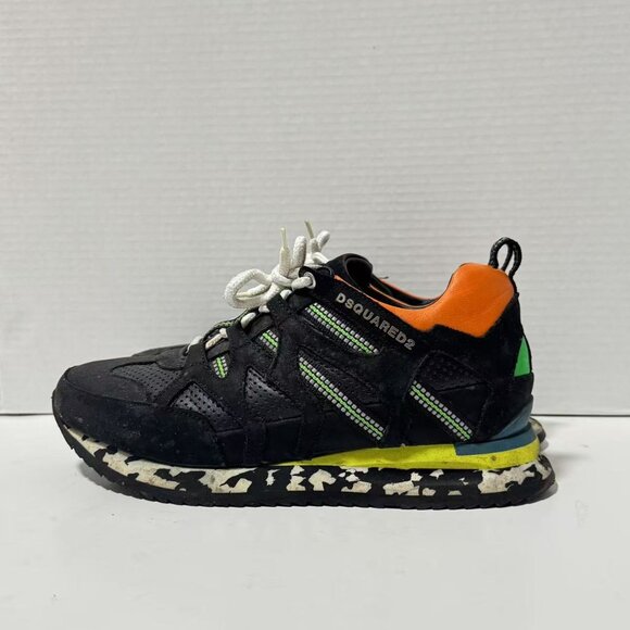 Dsquared2 Men\'s Leather Multicolor Platform Mountain Climber Sport Casual Shoes main image 4